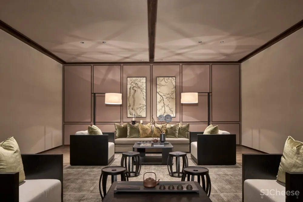 竹窗闻水月浮动｜涞澳新作 苏州世茂铜雀台售楼处 首