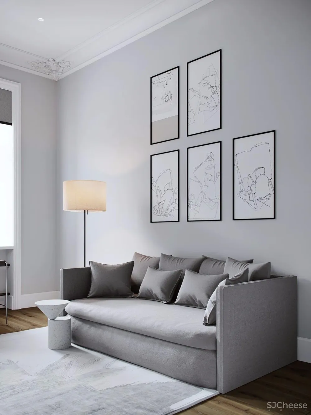 130㎡ 现代简约设计，这样布局空间大一倍 首