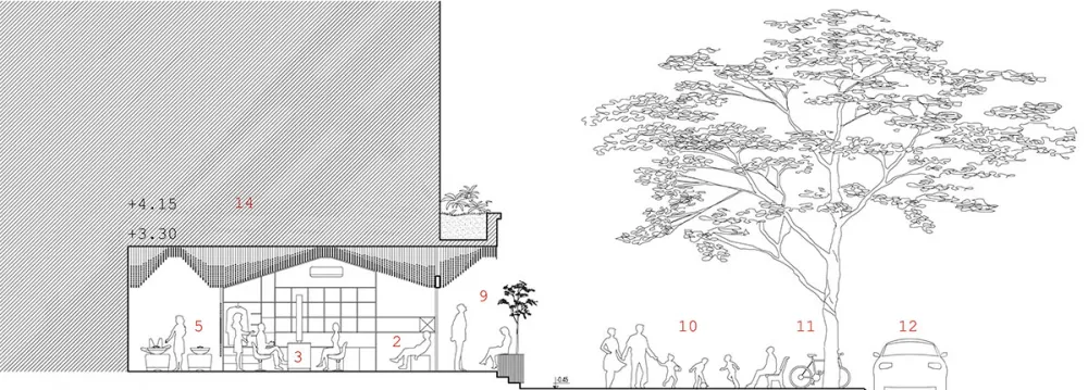 木珠串联的攀缘植物园，越南Mành Mành沙龙 H-P Architects