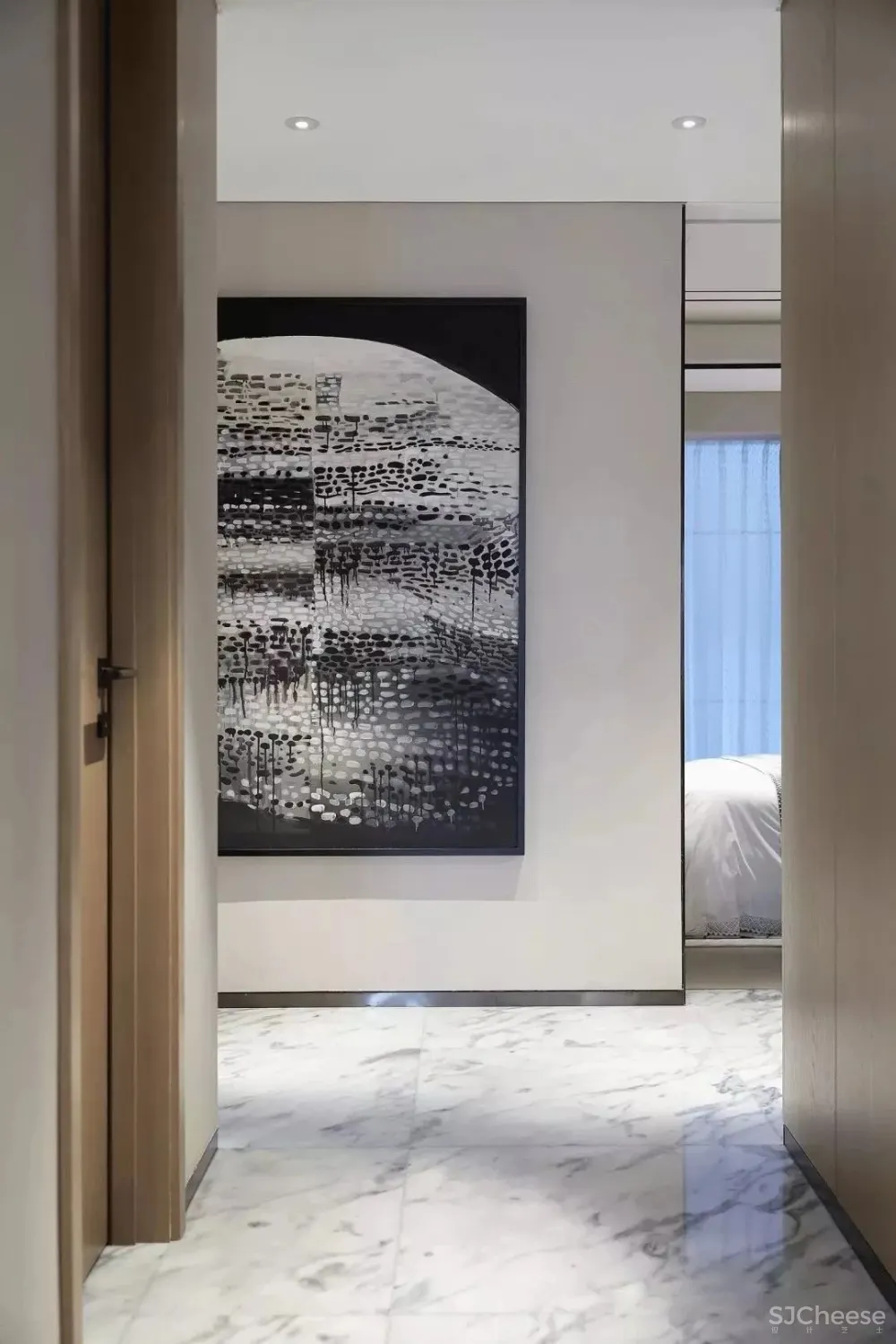 【HBA&世尊软装】现代风高端青岛万科翡翠长江样板间设计 首