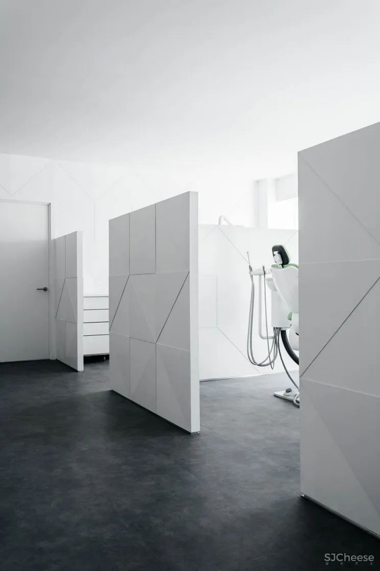 波尔图几何元素牙科诊所 Ren Pepe Arquitetos