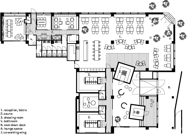 城市中的起居室,芬兰Tullin桑拿房 Puisto Architects