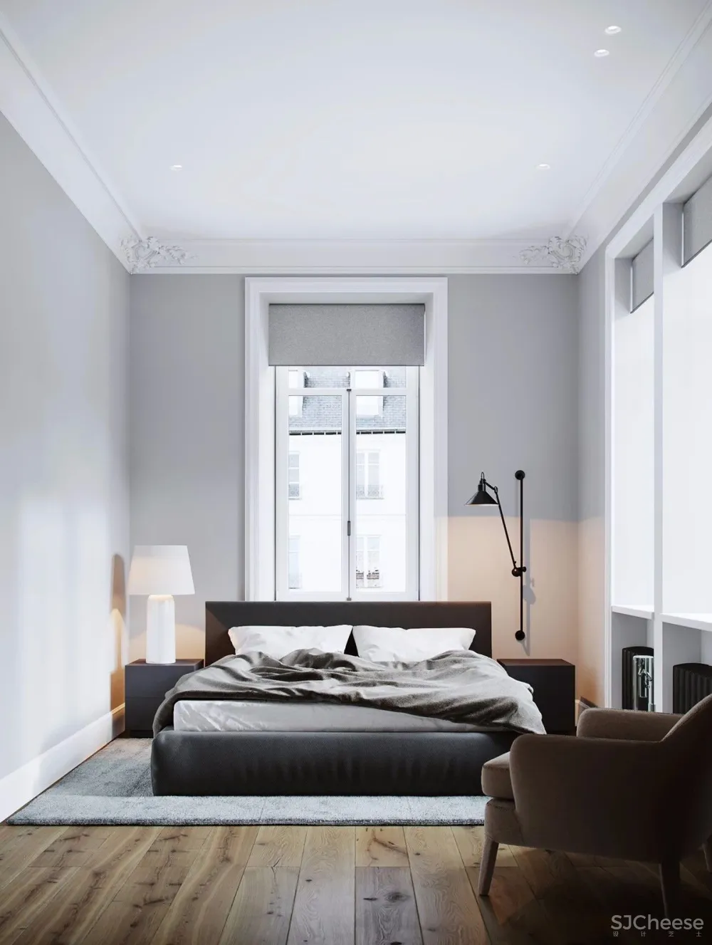 130㎡ 现代简约设计，这样布局空间大一倍 首