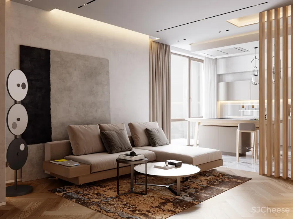 “柔色” 圣彼得堡120m²现代公寓 DE-DE Studio