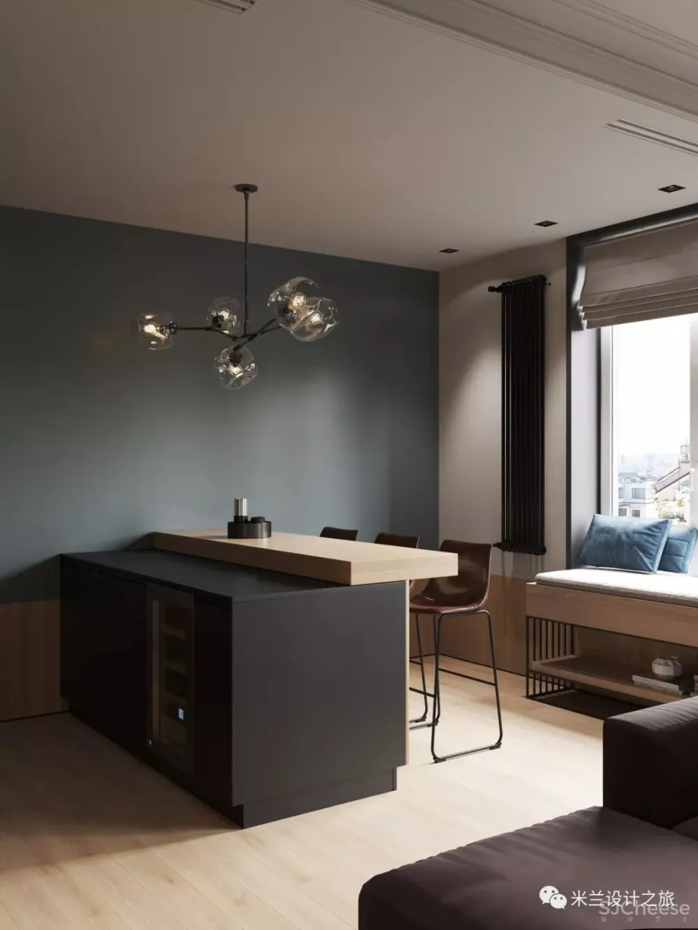 66㎡莫兰迪配色，有颜有格调 ​！