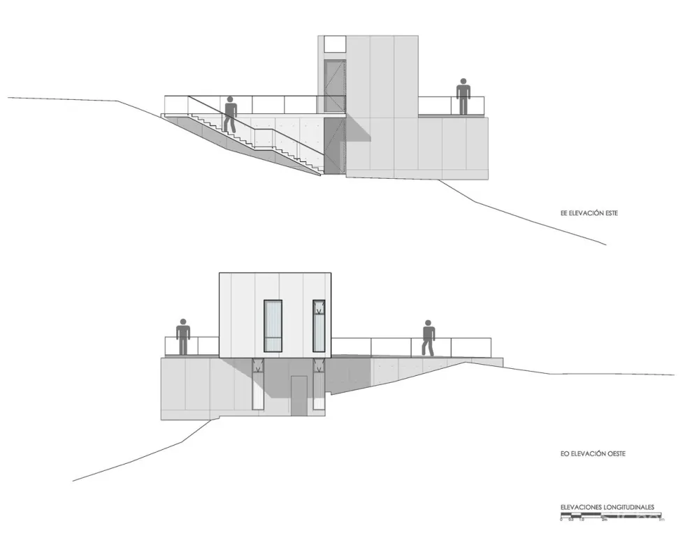 214E小屋,面向林间的观景台 / P+0 Architecture + David 首