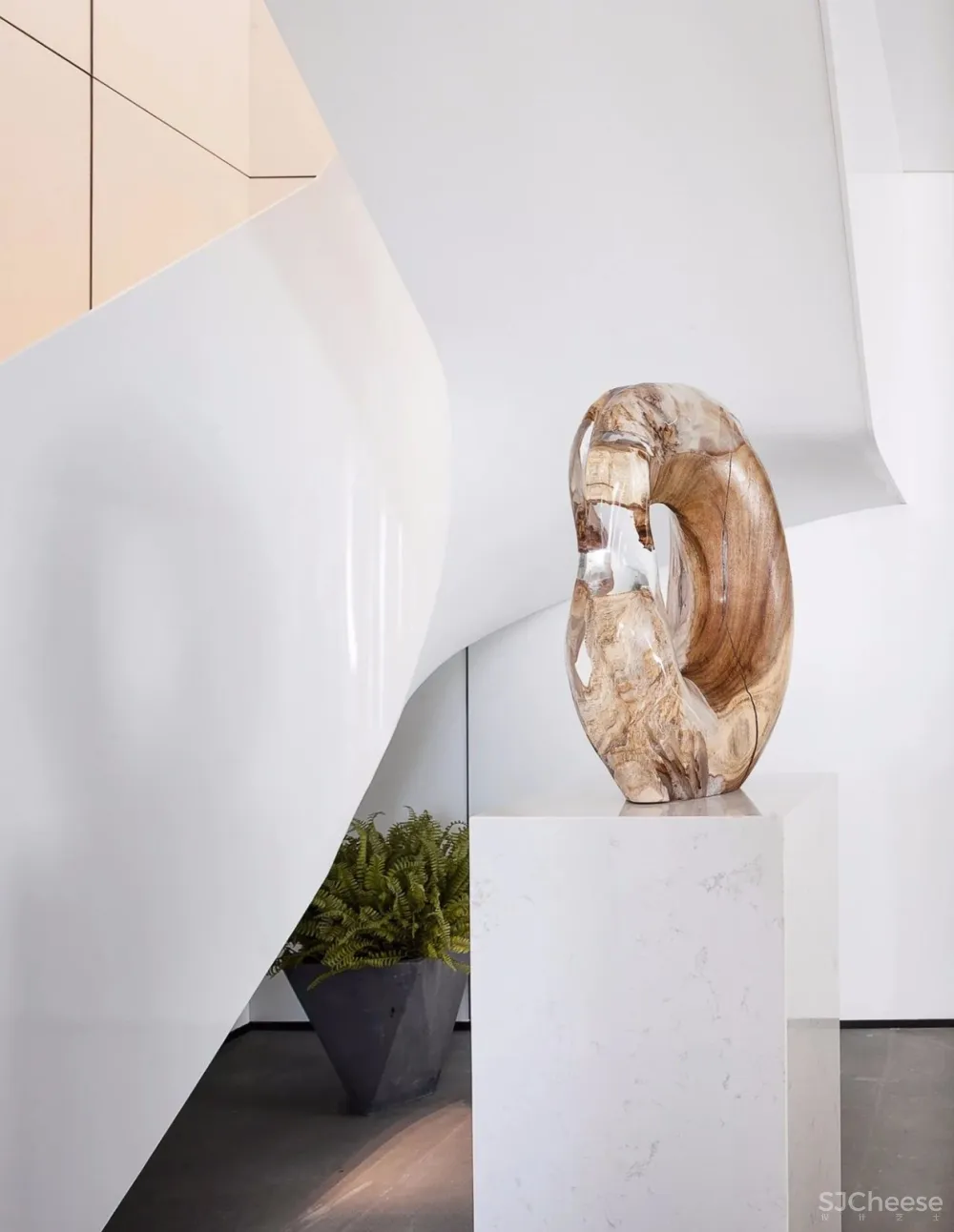 融汇中西的当代美学设计售楼中心设计方案&高清摄影 首