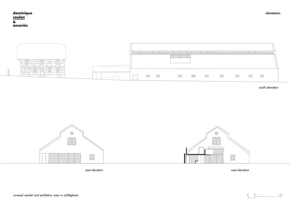 Schiltigheim室内集市和展览空间,法国 / Dominique Coulon & associés 首