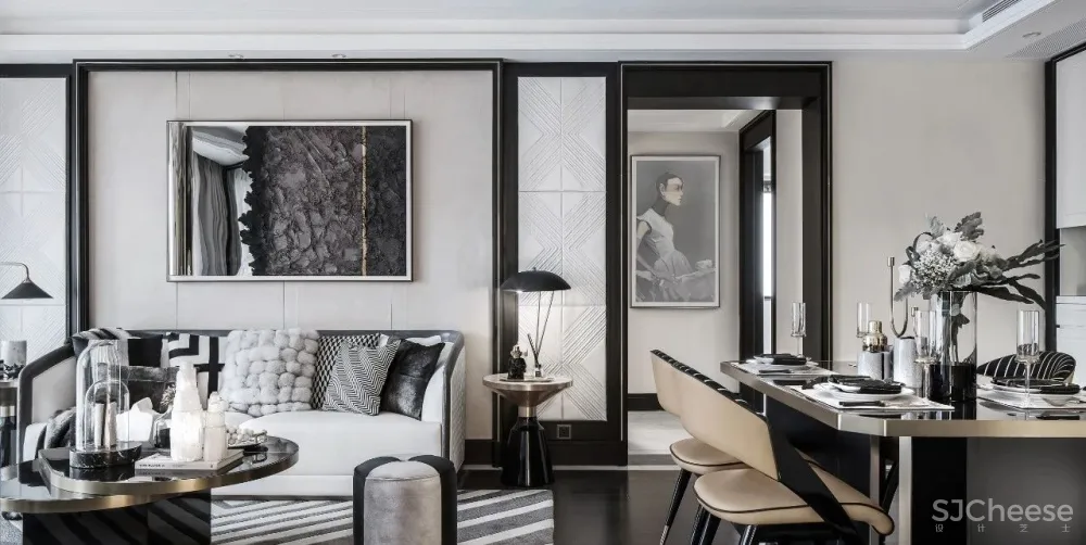 轻奢黑白灰,你绝对会爱上的现代范儿 首