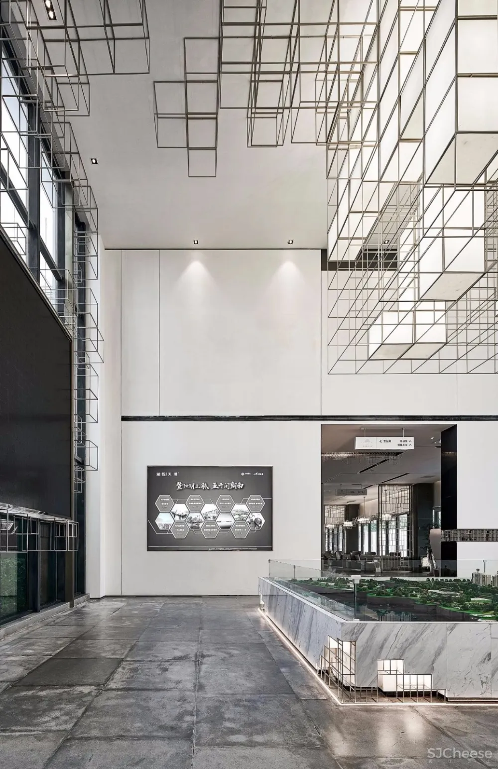 融汇中西的当代美学设计售楼中心设计方案&高清摄影 首