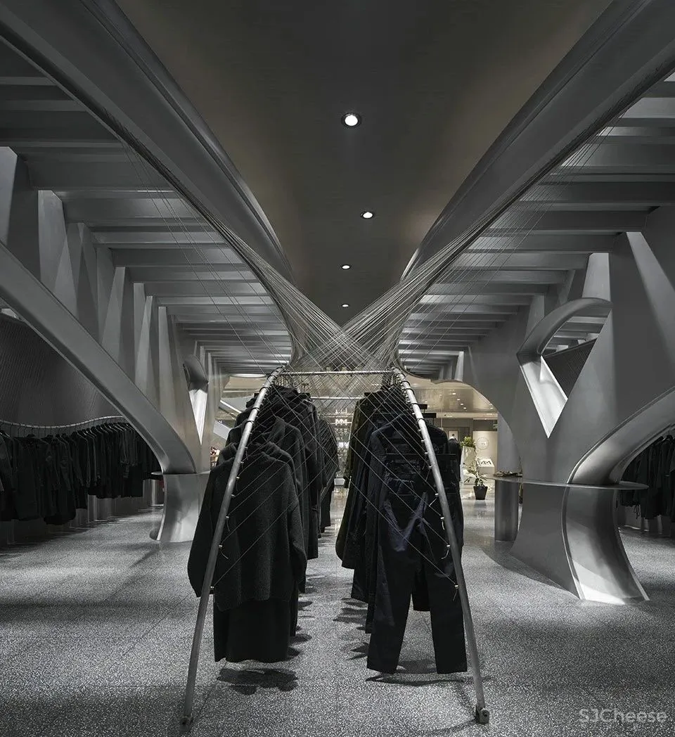 高级灰打造的商业空间,震撼灵魂的美