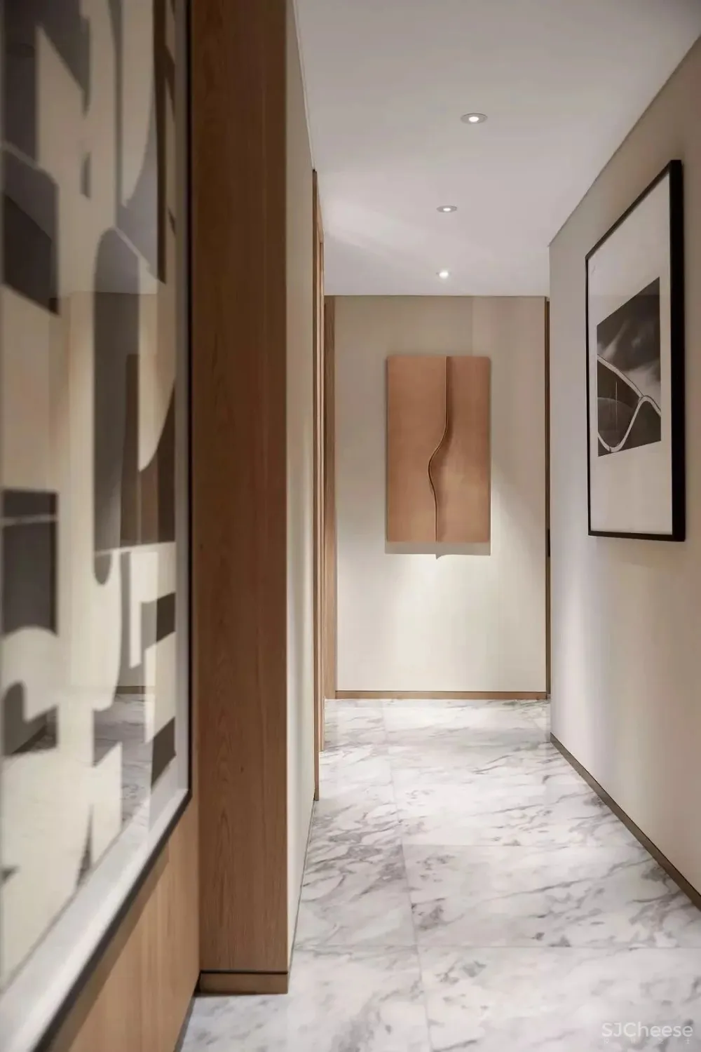 【HBA&世尊软装】现代风高端青岛万科翡翠长江样板间设计 首