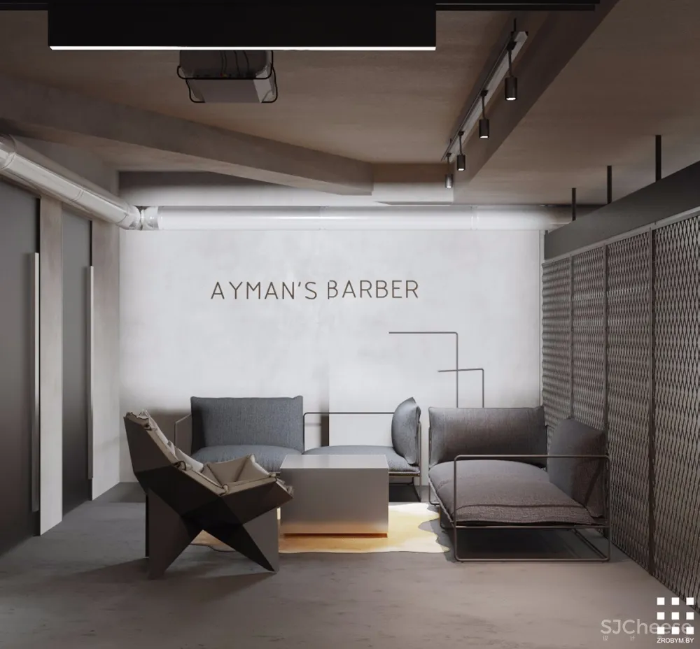 明斯克 BARBER&CO 美发店 | Zrobym Architects 首