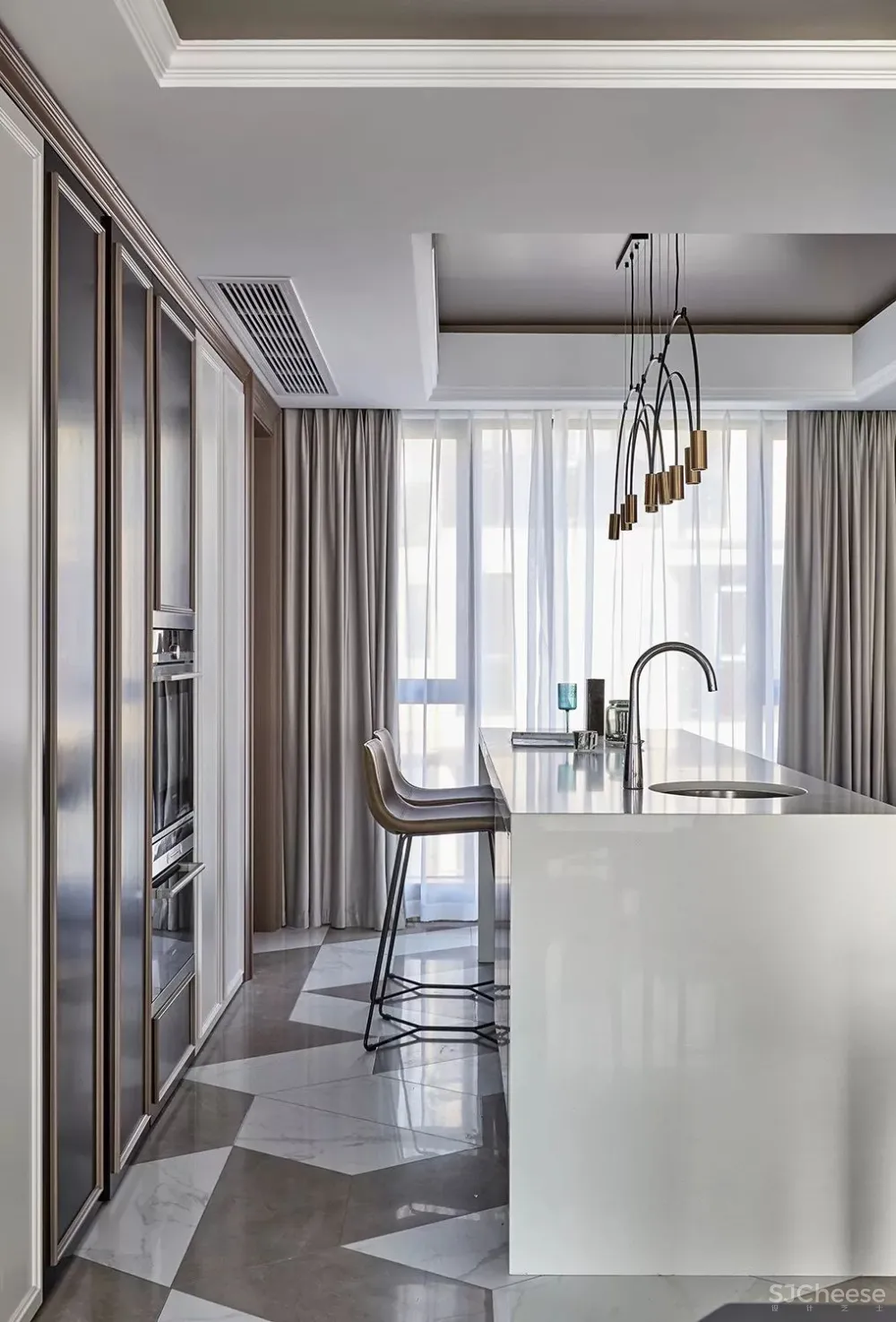 【叶永志新作】360㎡ 现代轻奢文艺家装设计方案 首