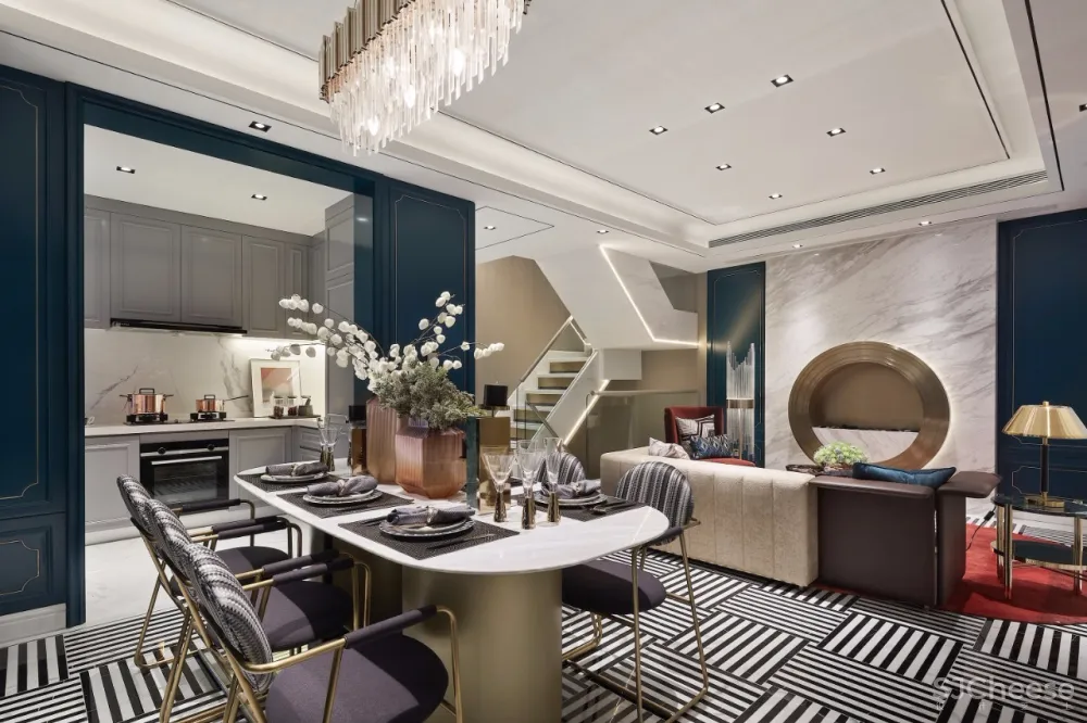 新作 | 上海 300m² 叠墅，海派时尚如何做出先锋格调 首