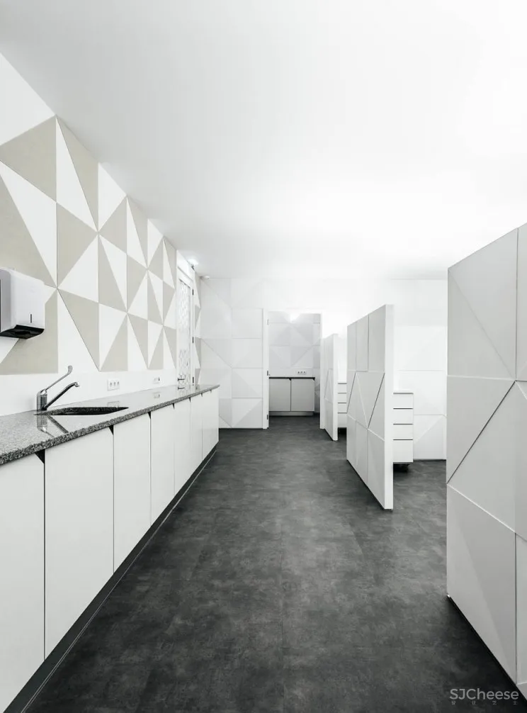 波尔图几何元素牙科诊所 Ren Pepe Arquitetos