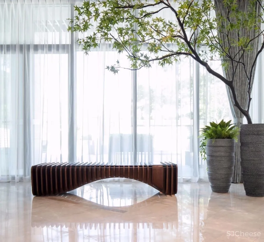 【觉度空间最新力作】以“林”为魂的营销中心 | 诗意栖居与纯粹抽象