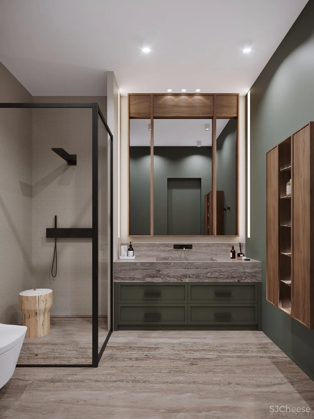 130㎡ 现代简约设计，这样布局空间大一倍 首