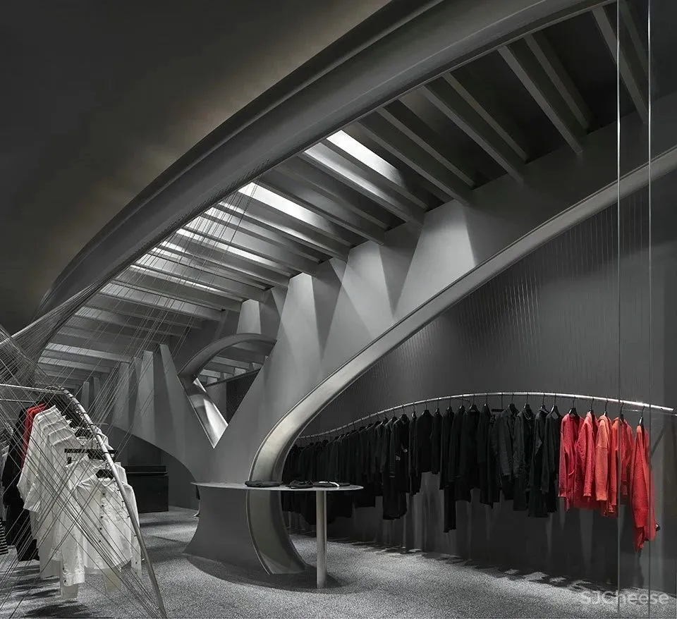 高级灰打造的商业空间,震撼灵魂的美