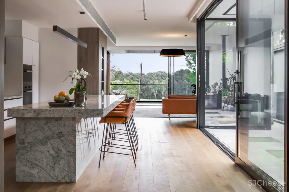 Jost Architects | 澳大利亚大空间现代别墅Kew East House 首