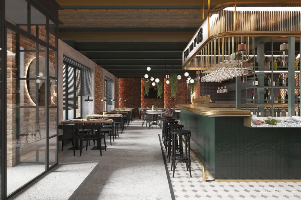 190㎡莫斯科Pub no Pub酒吧&餐厅 | ze workroom