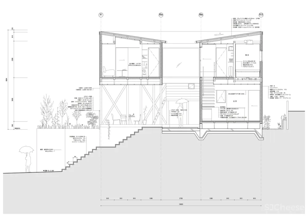 日本“吊脚楼”住宅 / Archidance