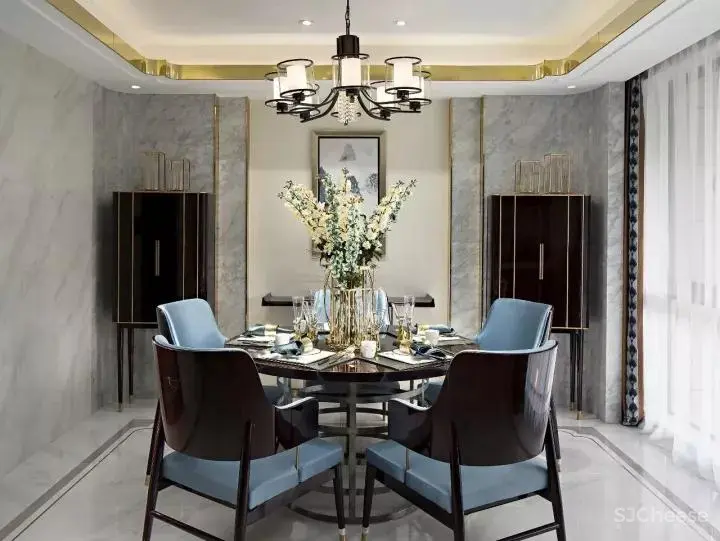 当代文仕的雅舍情怀，福州碧桂园贵安府别墅 方黄设计