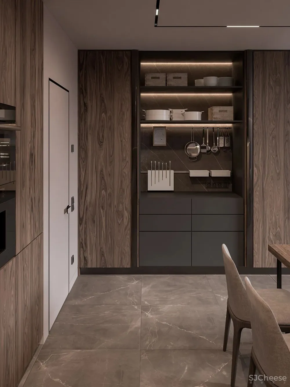 130 ㎡ 的四口之家，感受去繁化简之美！ 首