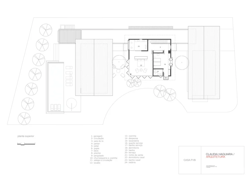 Claudia Haguiara Arquitetura | 巴西花园别墅FVB House 首