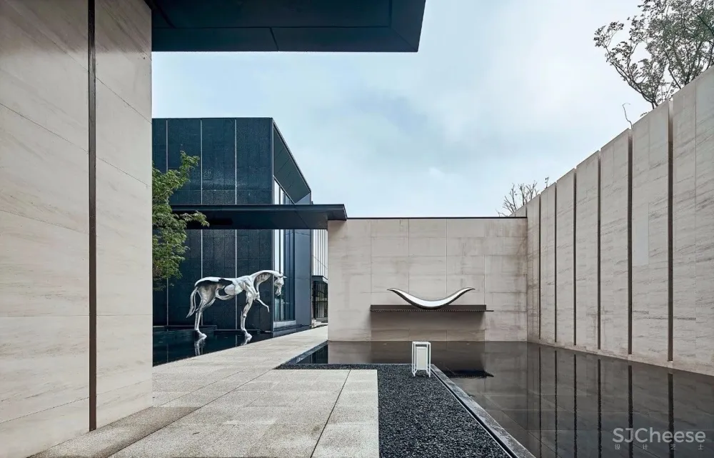 融汇中西的当代美学设计售楼中心设计方案&高清摄影 首