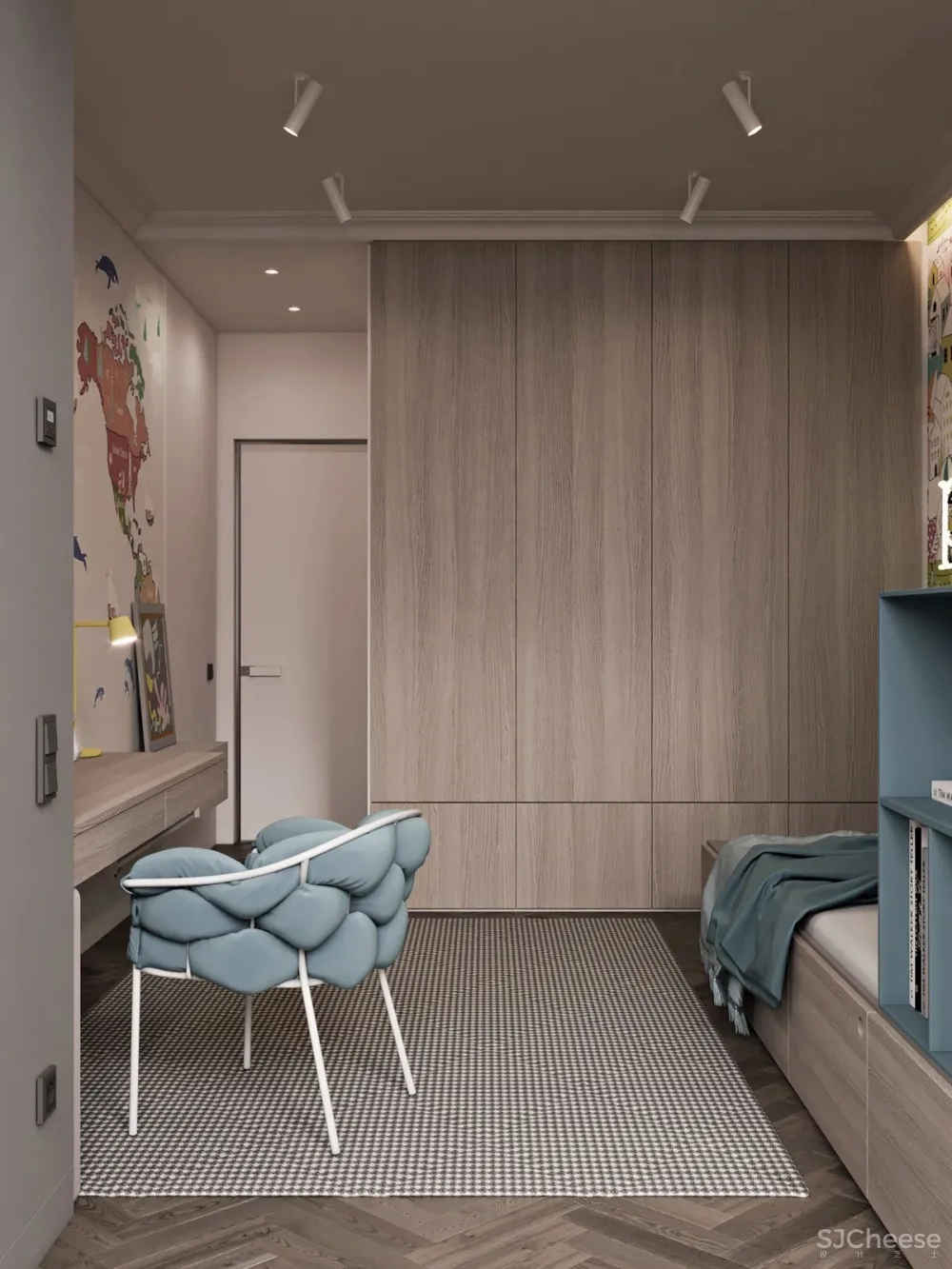 130 ㎡ 的四口之家，感受去繁化简之美！ 首