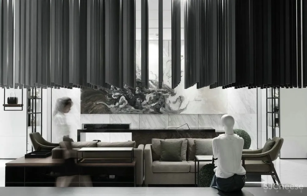 高级灰打造的商业空间,震撼灵魂的美