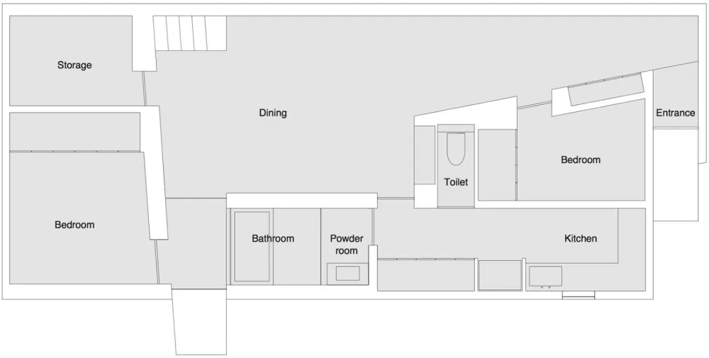 拓扑折叠住宅，日本 / Takashi Yamaguchi & associates 首