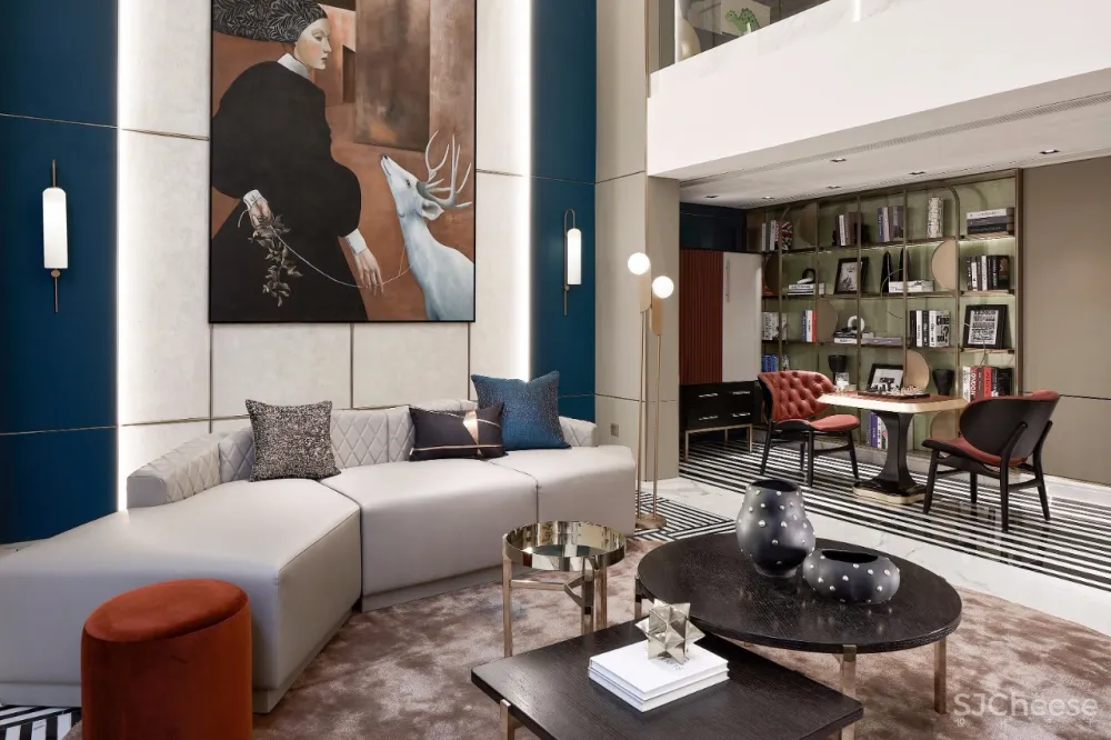 新作 | 上海 300m² 叠墅，海派时尚如何做出先锋格调 首