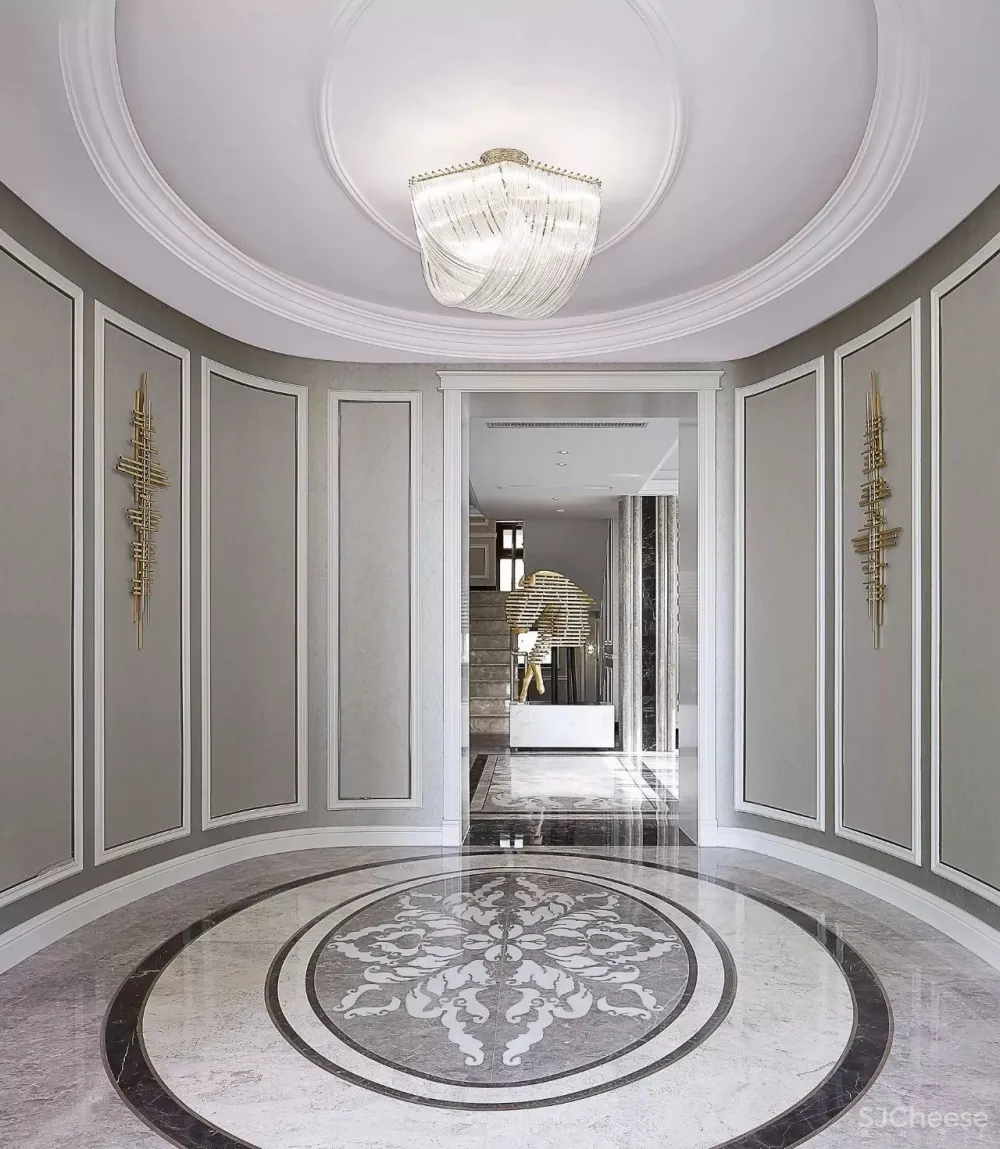 丁香紫浪漫色调的样板间设计丨每一寸空间都动人心扉