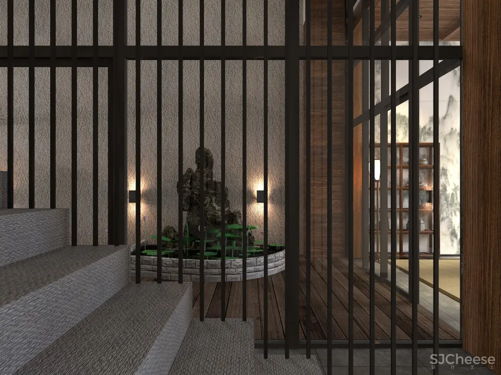 新中式茶居会所设计 叶平设计作品