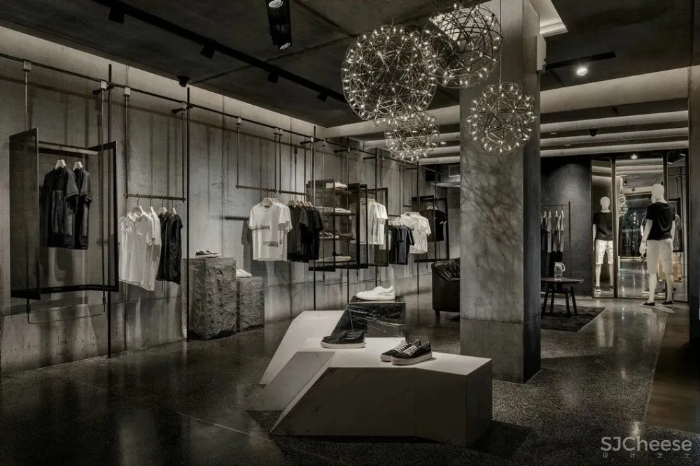 高级灰打造的商业空间,震撼灵魂的美