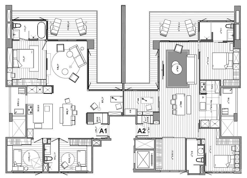 双拼亲子宅，三代同堂共享自然天光！