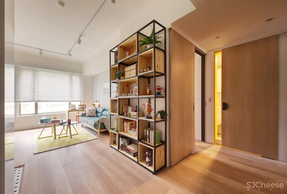 A Lentil Design | 大胆的色彩组合家装公寓