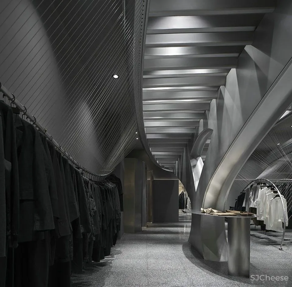 高级灰打造的商业空间,震撼灵魂的美