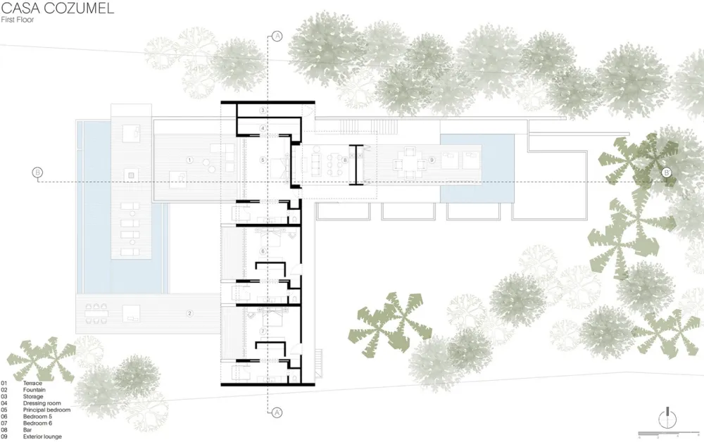 科苏梅尔岛住宅，墨西哥 / Sordo Madaleno Arquitectos