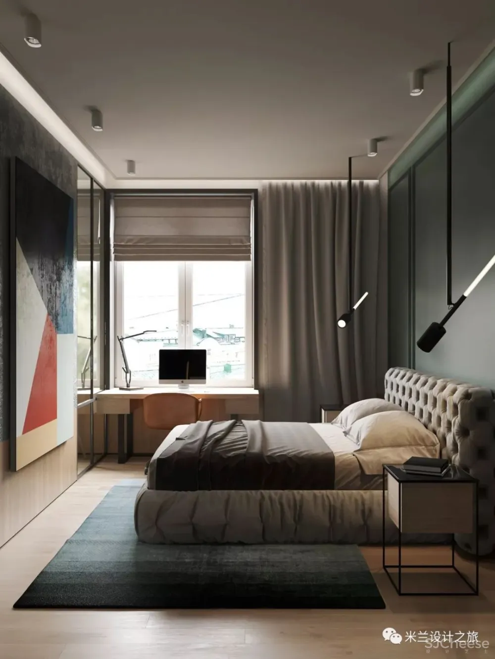 66㎡莫兰迪配色，有颜有格调 ​！