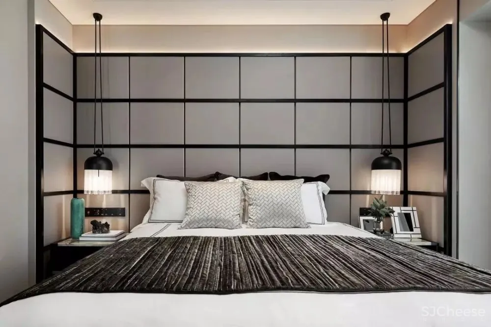 【HBA&世尊软装】现代风高端青岛万科翡翠长江样板间设计 首