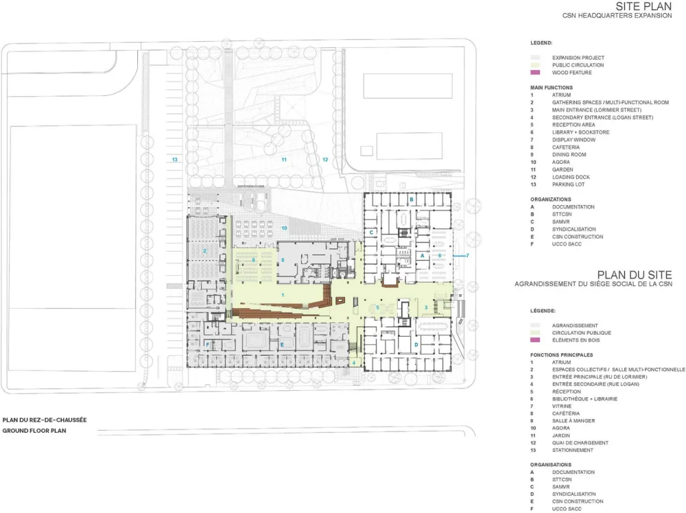 CSN总部办公楼扩建,加拿大 / BGLA + NEUF architect(e)s