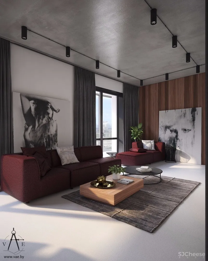 124㎡明斯克暖色调公寓 | VAE设计