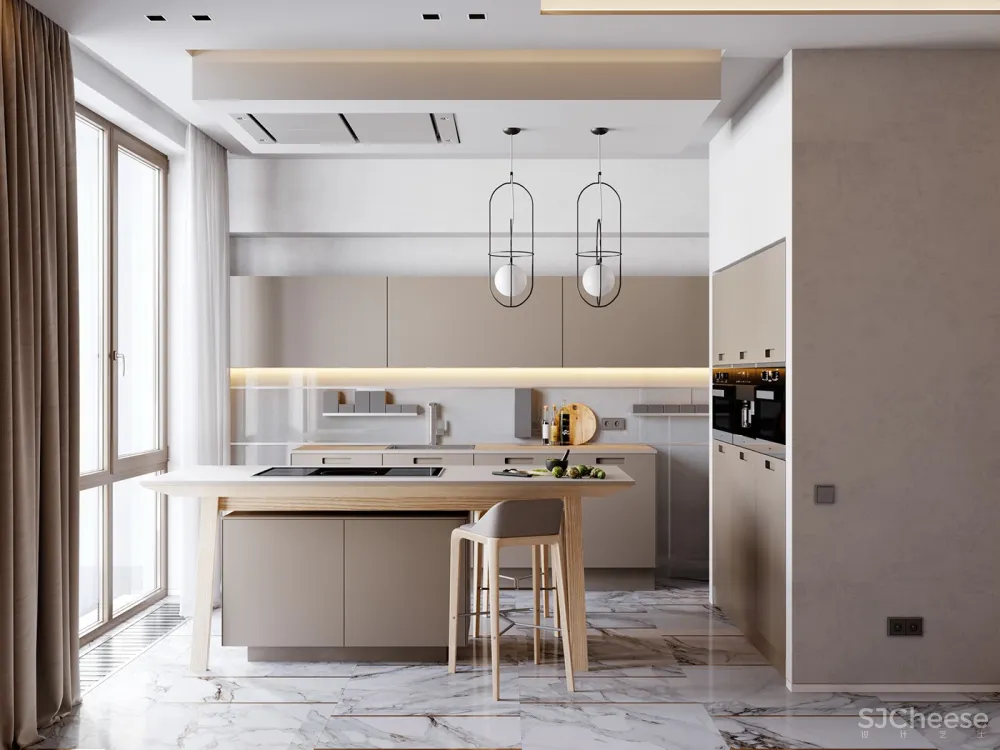 “柔色” 圣彼得堡120m²现代公寓 DE-DE Studio