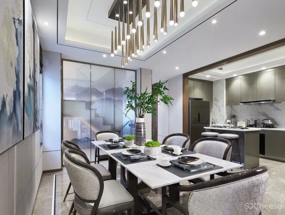 273㎡新中式别墅/竟然可以这么美