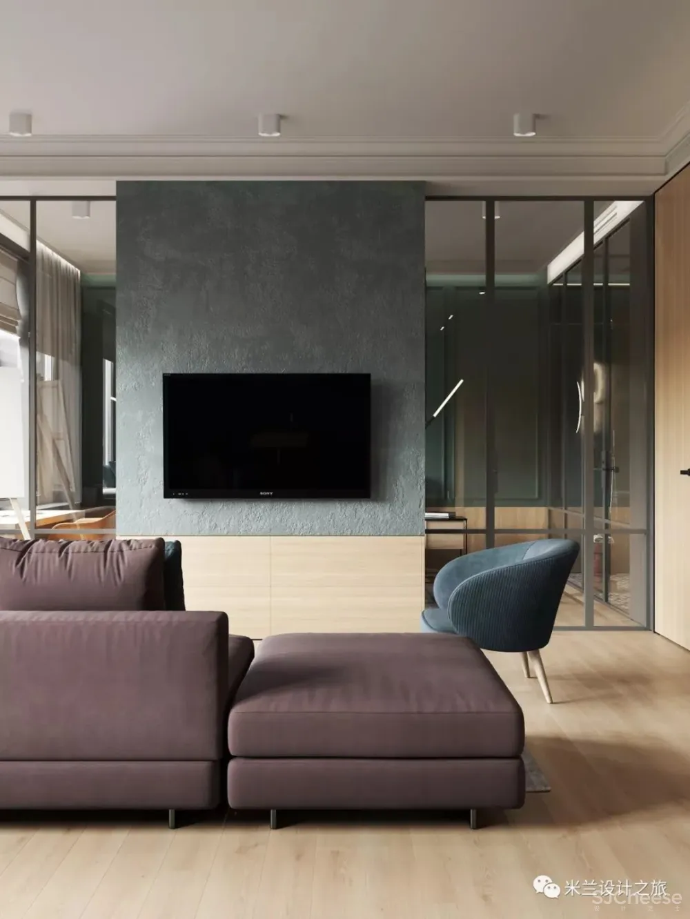 66㎡莫兰迪配色，有颜有格调 ​！