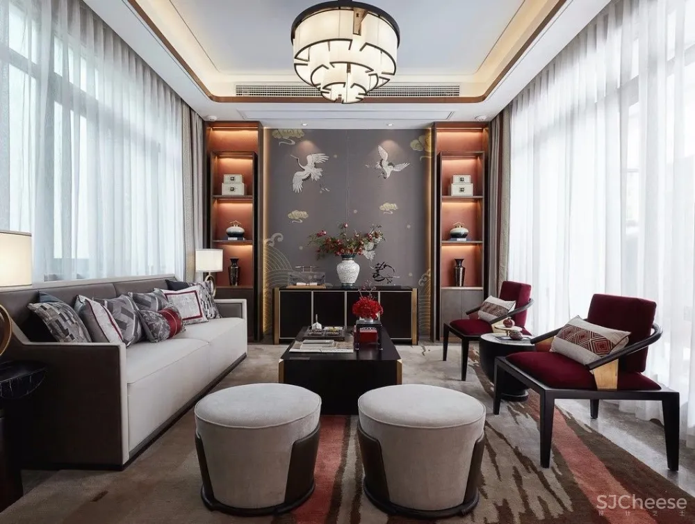 新中式+中国红丨极致的东方惊艳