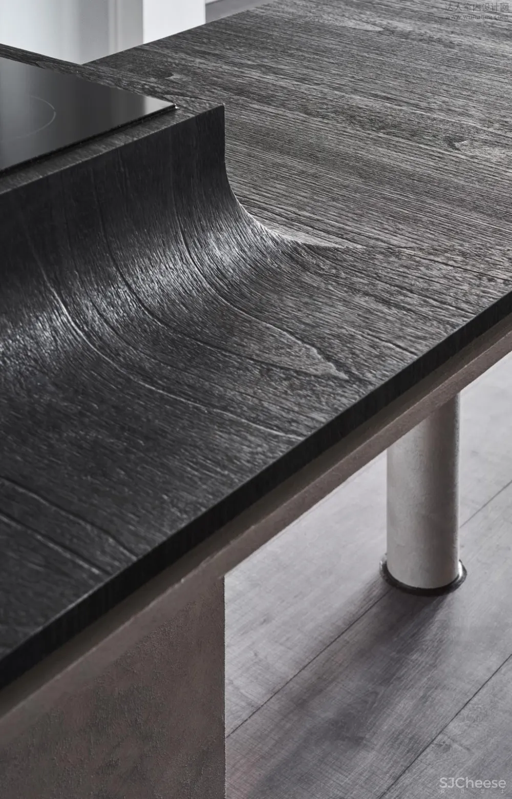 台中慕森设计 | 一半LOFT轻工业风,一半极简侘寂美学